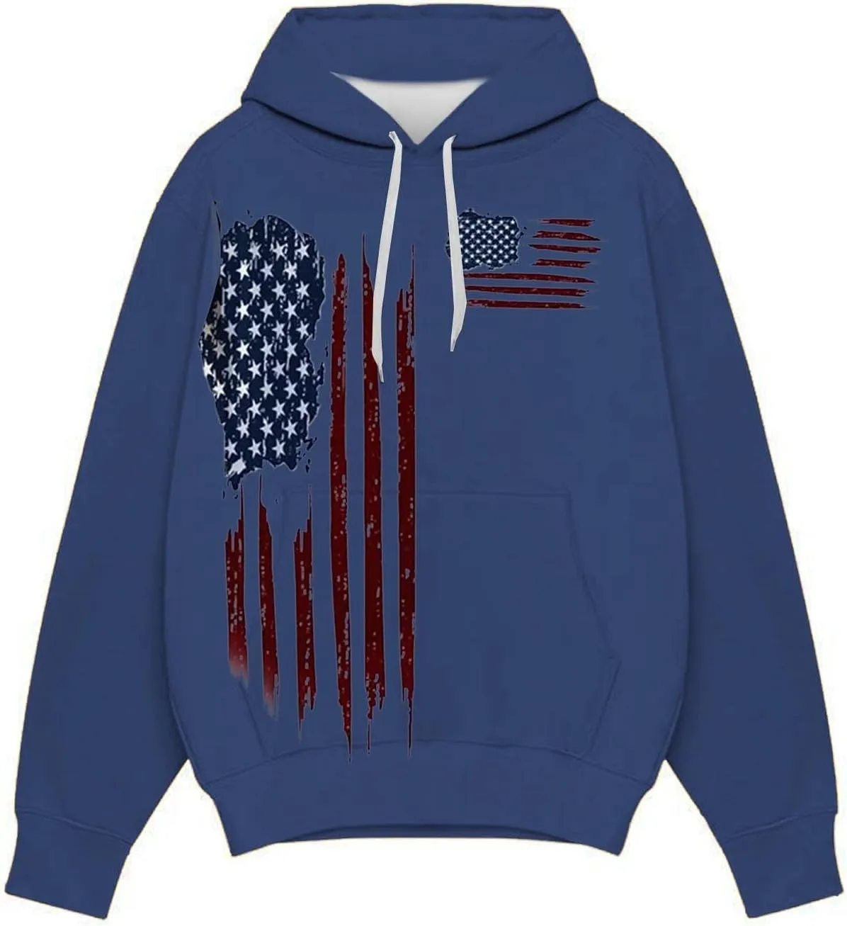 Men's Hoodies Pullover Soft Pocket Winter Sleeve Sweater And Solid Men's Men's Blouse Sweatshirt With Pocket Black