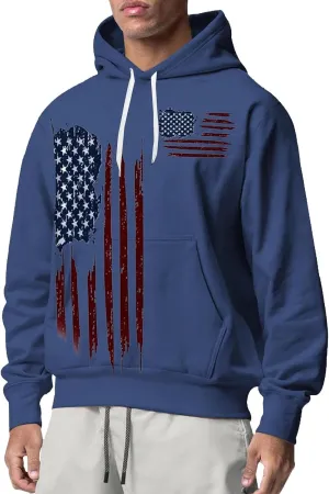 Men's Hoodies Pullover Soft Pocket Winter Sleeve Sweater And Solid Men's Men's Blouse Sweatshirt With Pocket Black