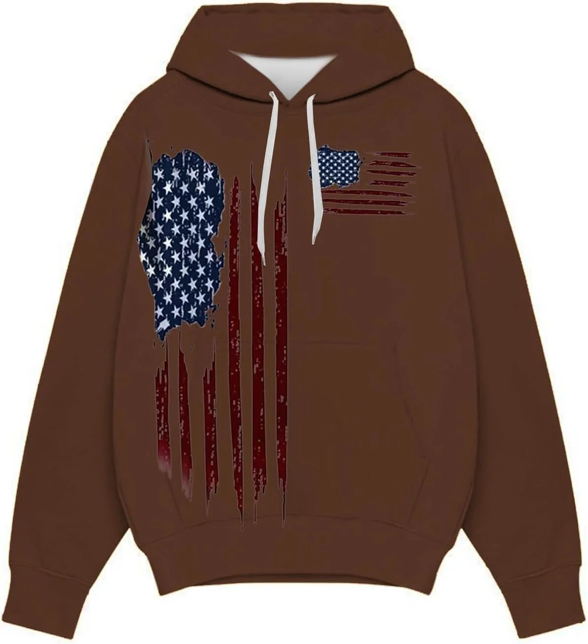 Men's Hoodies Pullover Soft Pocket Winter Sleeve Sweater And Solid Men's Men's Blouse Sweatshirt With Pocket Black