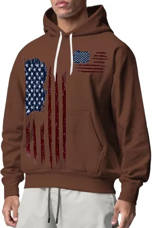 Men's Hoodies Pullover Soft Pocket Winter Sleeve Sweater And Solid Men's Men's Blouse Sweatshirt With Pocket Black