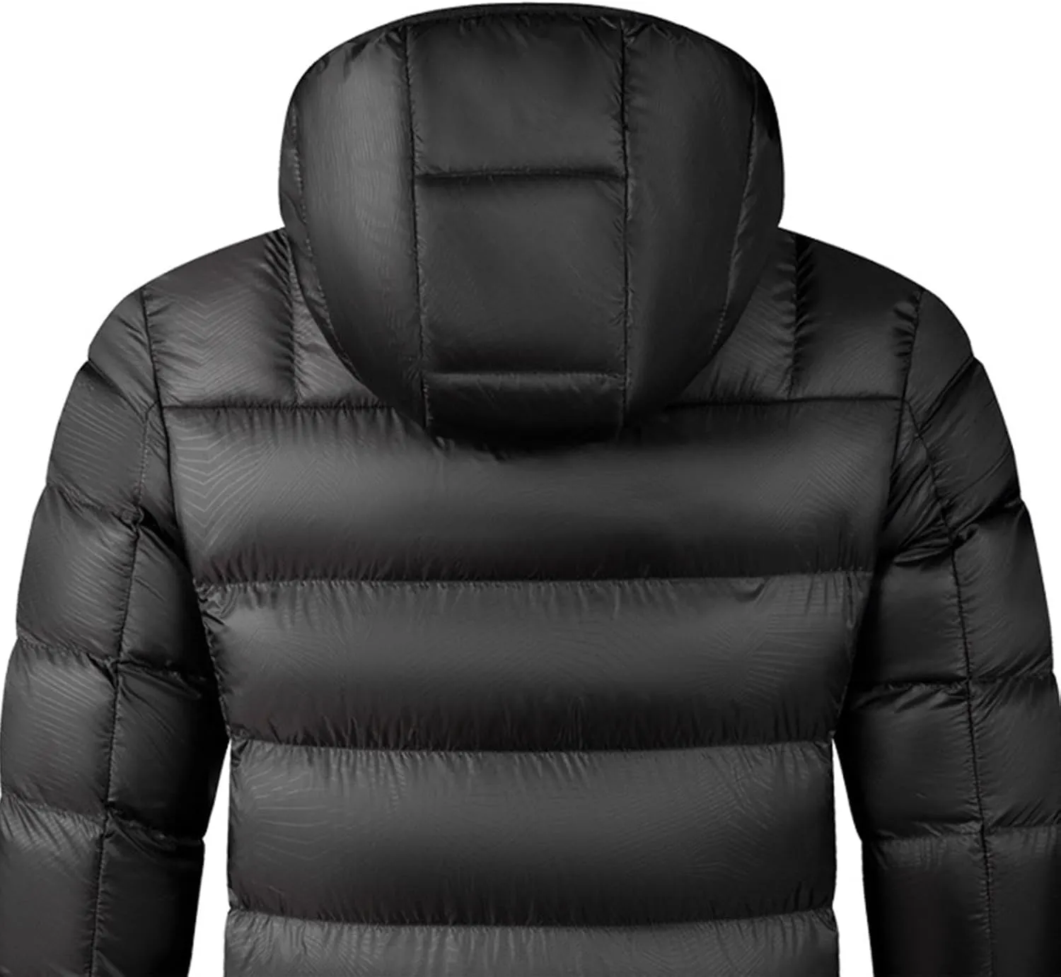 Mens Lightweight Packable Puffer Jacket Hooded Insulated Thermal Puffy Winter Jackets Down Coat for Running Travel