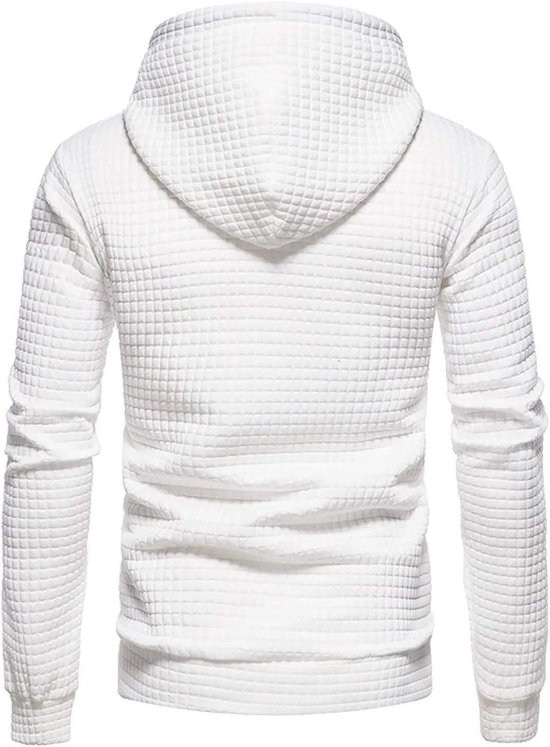 Mens Plaid Hoodies with Pocket Drawstring Relaxed Fit Workout Hooded Tops Fall and Winter Stylish Casual Sweatshirts