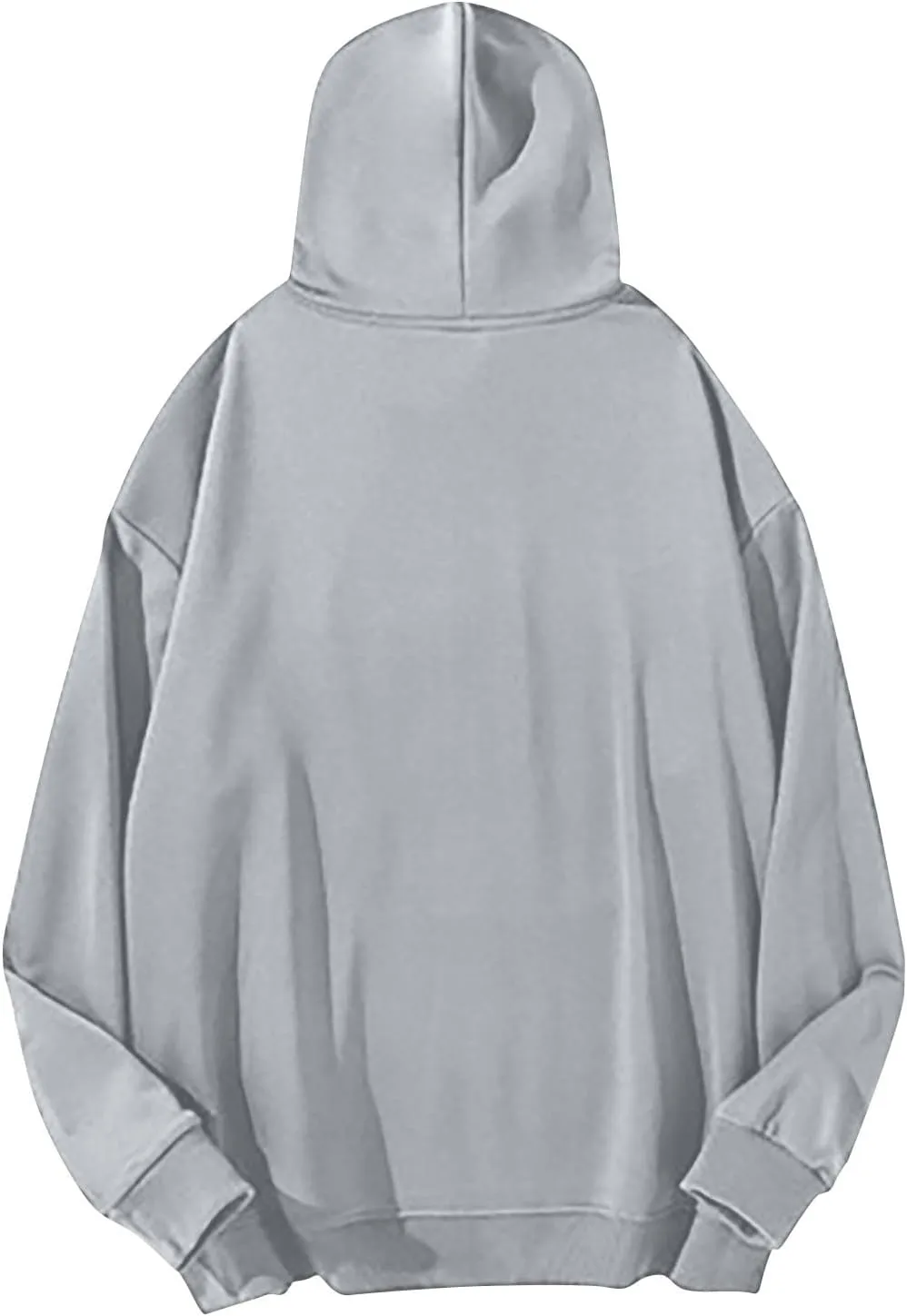 Mens Solid Color Casual Sweatshirts Waffle Drawstring Relaxed Fit Pullover Hoodies Stylish Workout Tops with Pocket