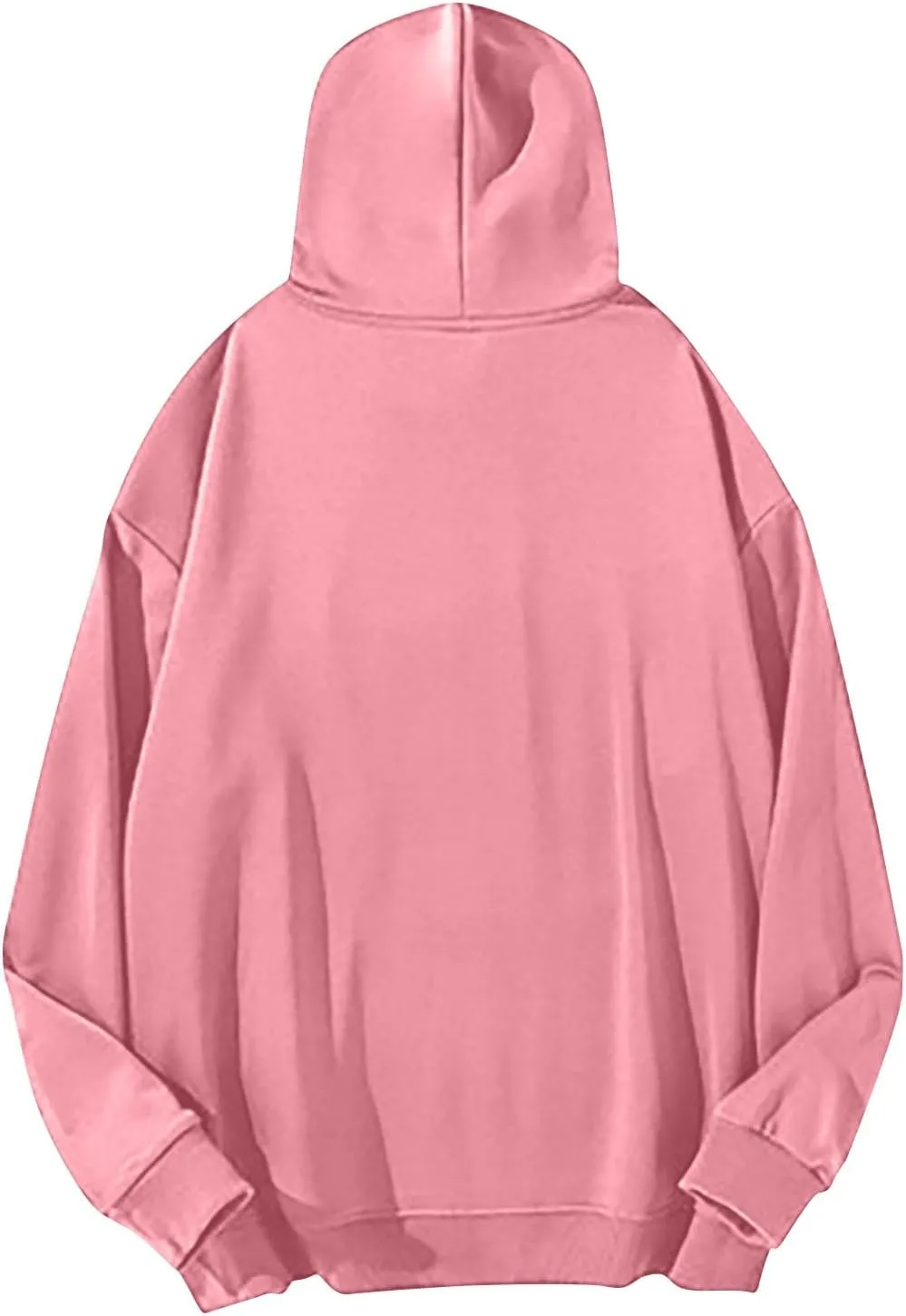 Mens Solid Color Casual Sweatshirts Waffle Drawstring Relaxed Fit Pullover Hoodies Stylish Workout Tops with Pocket
