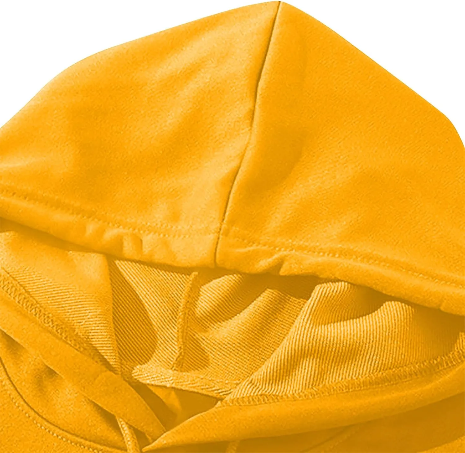 Mens Solid Color Casual Sweatshirts Waffle Drawstring Relaxed Fit Pullover Hoodies Stylish Workout Tops with Pocket