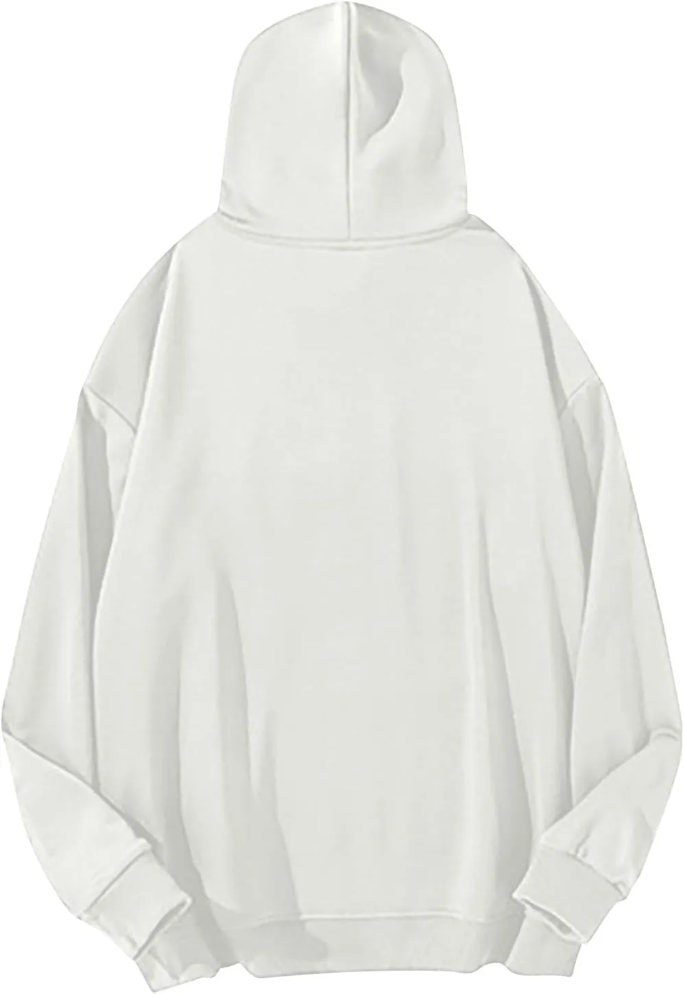 Mens Solid Color Casual Sweatshirts Waffle Drawstring Relaxed Fit Pullover Hoodies Stylish Workout Tops with Pocket