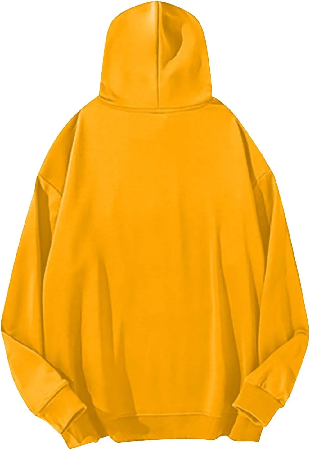 Mens Solid Color Casual Sweatshirts Waffle Drawstring Relaxed Fit Pullover Hoodies Stylish Workout Tops with Pocket