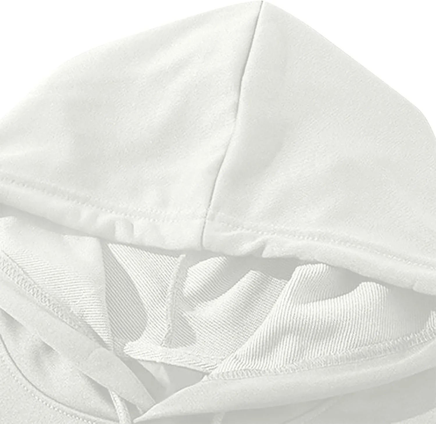 Mens Solid Color Casual Sweatshirts Waffle Drawstring Relaxed Fit Pullover Hoodies Stylish Workout Tops with Pocket