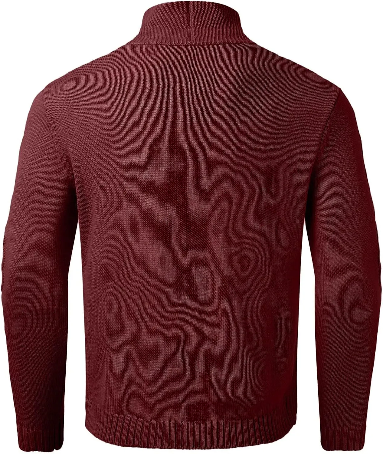Men's V Neck Sweater Long Sleeve Shawl Collar Pullover Knitted Button Down Tops Solid Color Knitwear Oversize Sweater