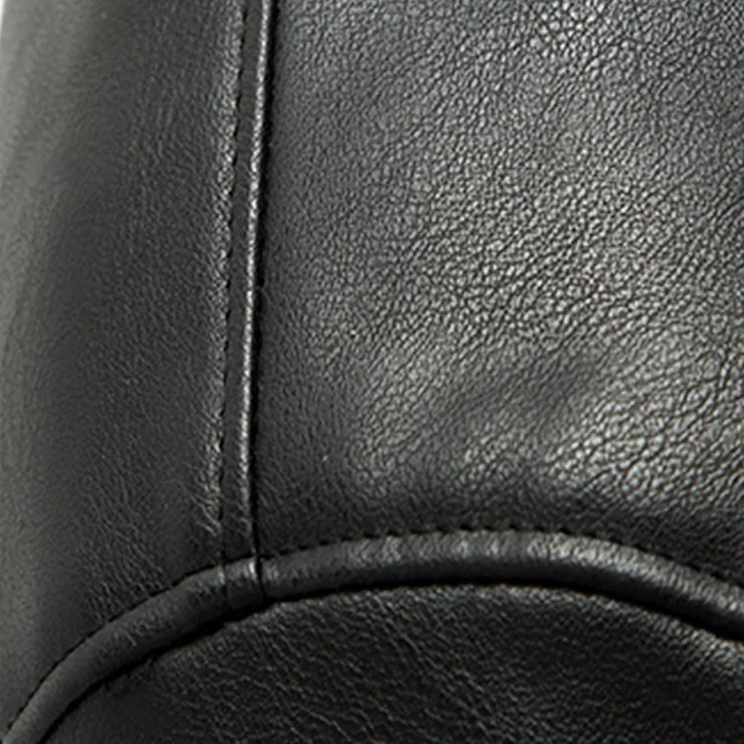Mens Vintage Leather Long Sleeve Jacket Coat Stand Collar Club Coat Fashion Men's Leather Jackets Casual TopsWinter