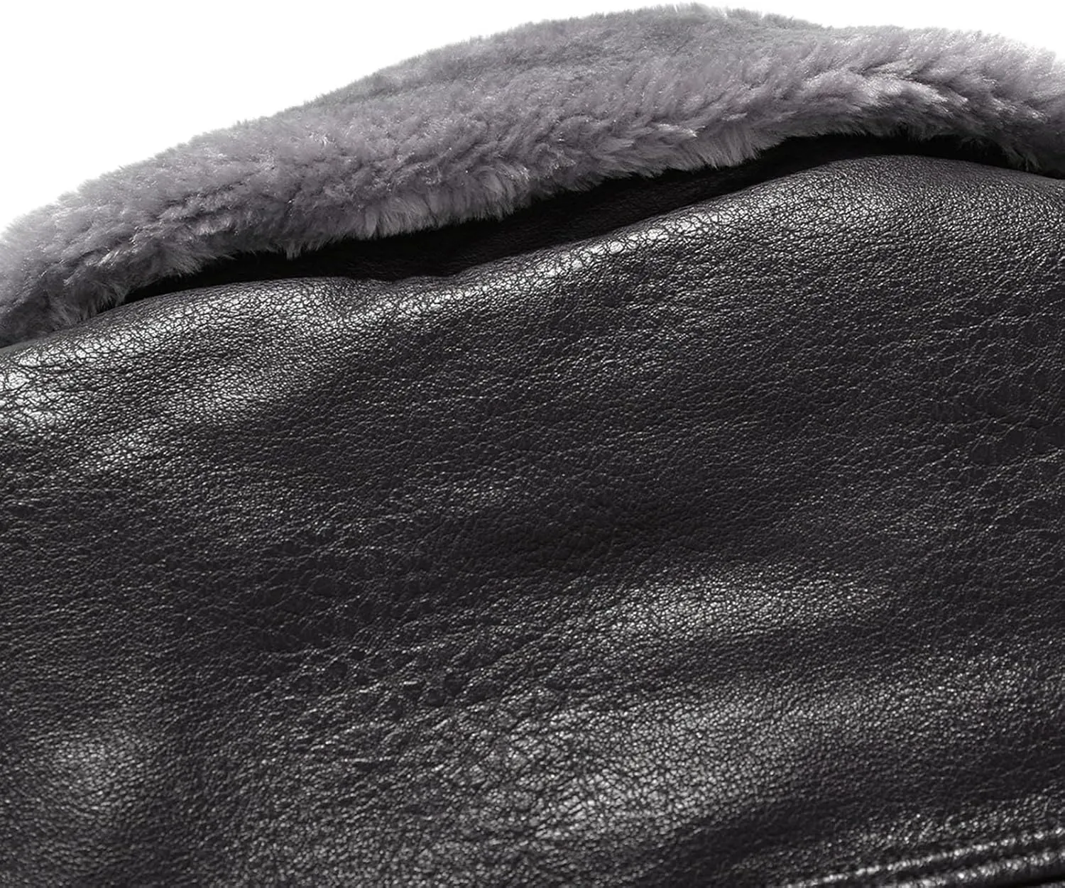 Mens Winter Coat Winter Coat Lapel Collar Long Sleeve Padded Leather Jacket Vintage Thicken Coat Sheepskin Jacket