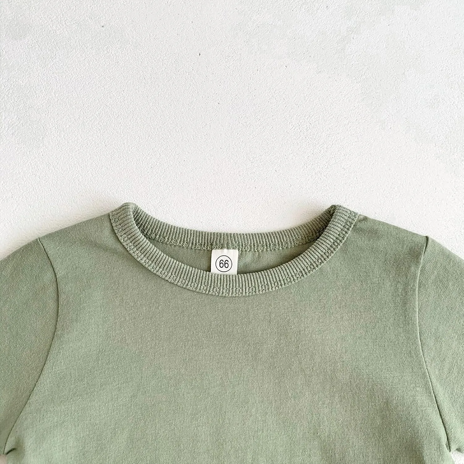 Newborn Baby Boys Girls Long Sleeve Basic Layering T-Shirt Infant Comfort Soft Crewneck Tee Tops Fall Winter Clothes