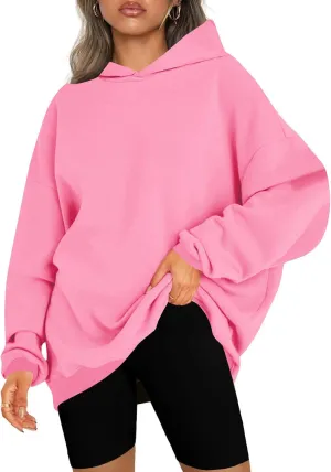 Oversized Hoodies For Women Trendy Casual Long Sleeve Sweatshirts Drop Shoulder Pullover Tops Cute Y2K Outfits
