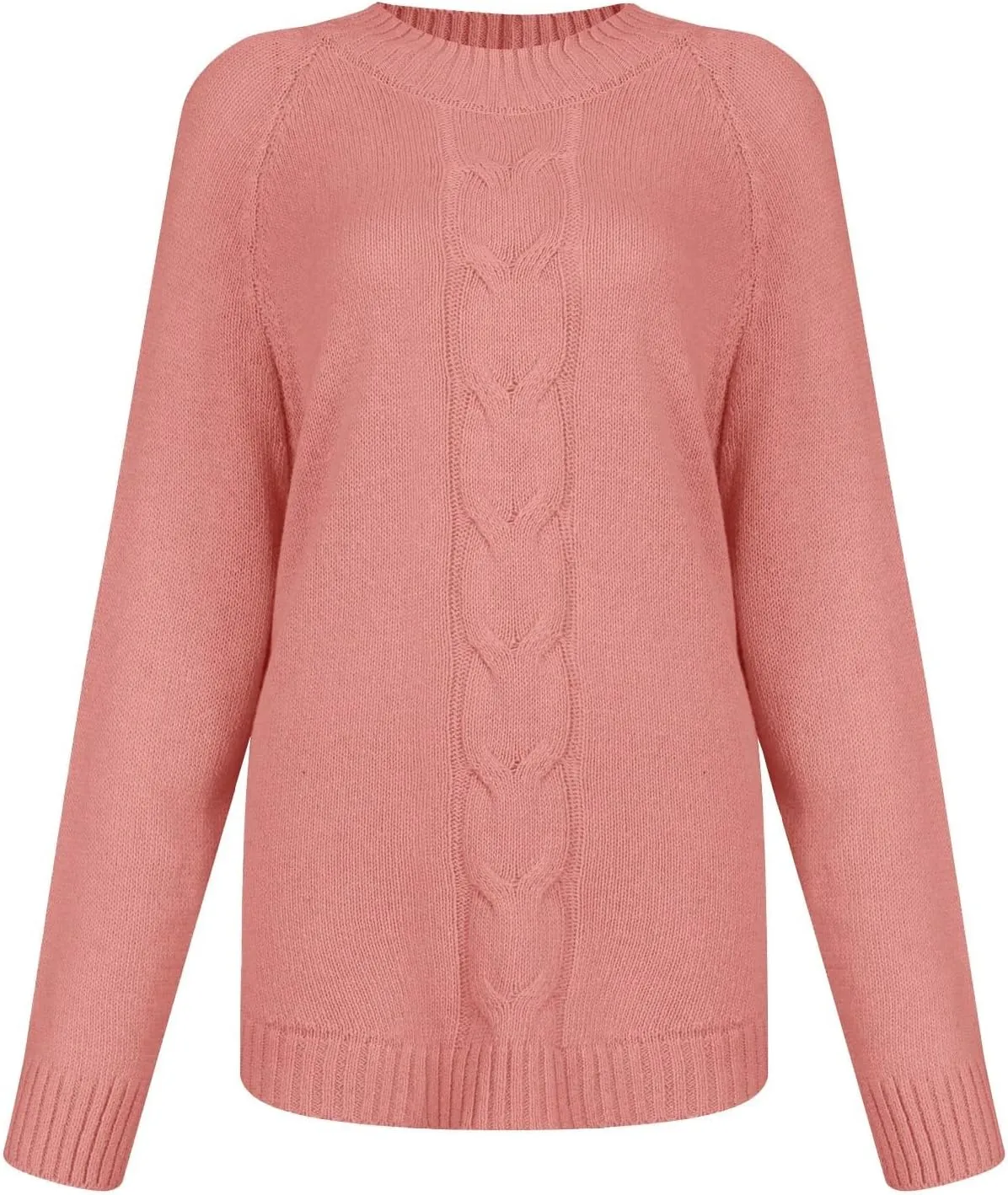 Oversized Sweaters for Women Loose Fit Fleece Batwing Sweaters Casual Crewneck Wool Chunky Knit Sweaters