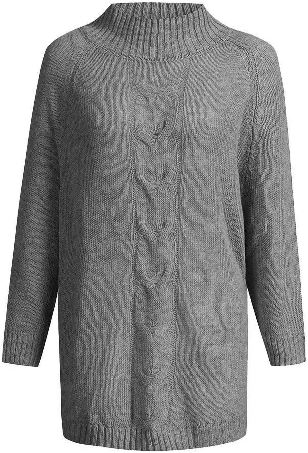 Oversized Sweaters for Women Loose Fit Fleece Batwing Sweaters Casual Crewneck Wool Chunky Knit Sweaters