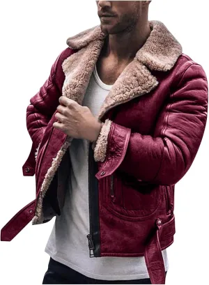 QWENTMTNTY Leather Trench Coat Women Leather Bomber Jackets for Men Casual Jackets for Men Boys Leather Jacket Denim Sherpa Jacket Men