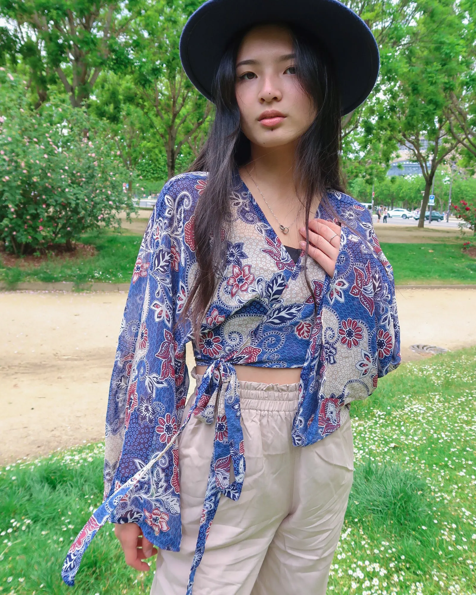 Reversible wrap top | Ambika