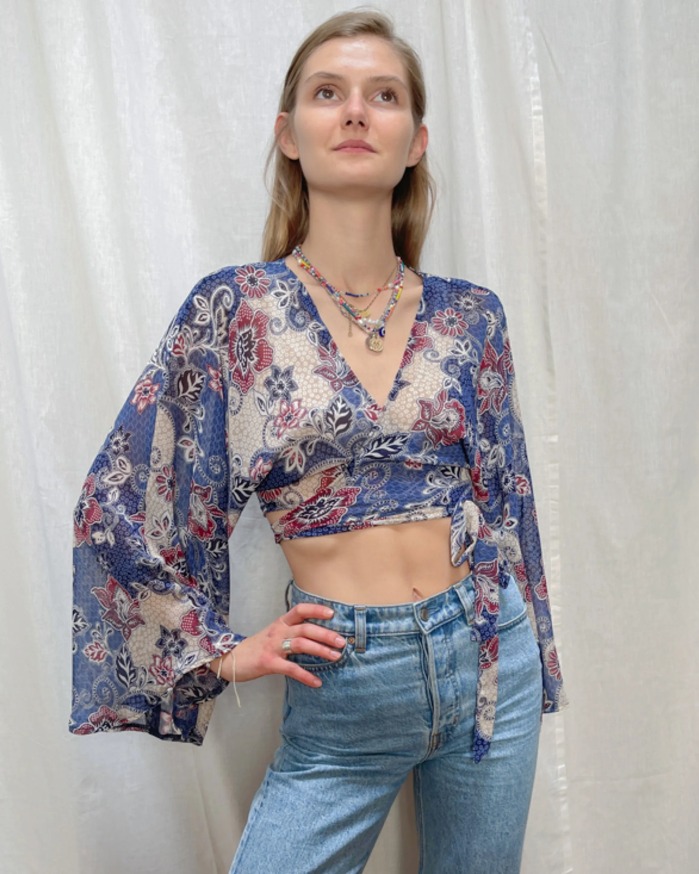 Reversible wrap top | Ambika