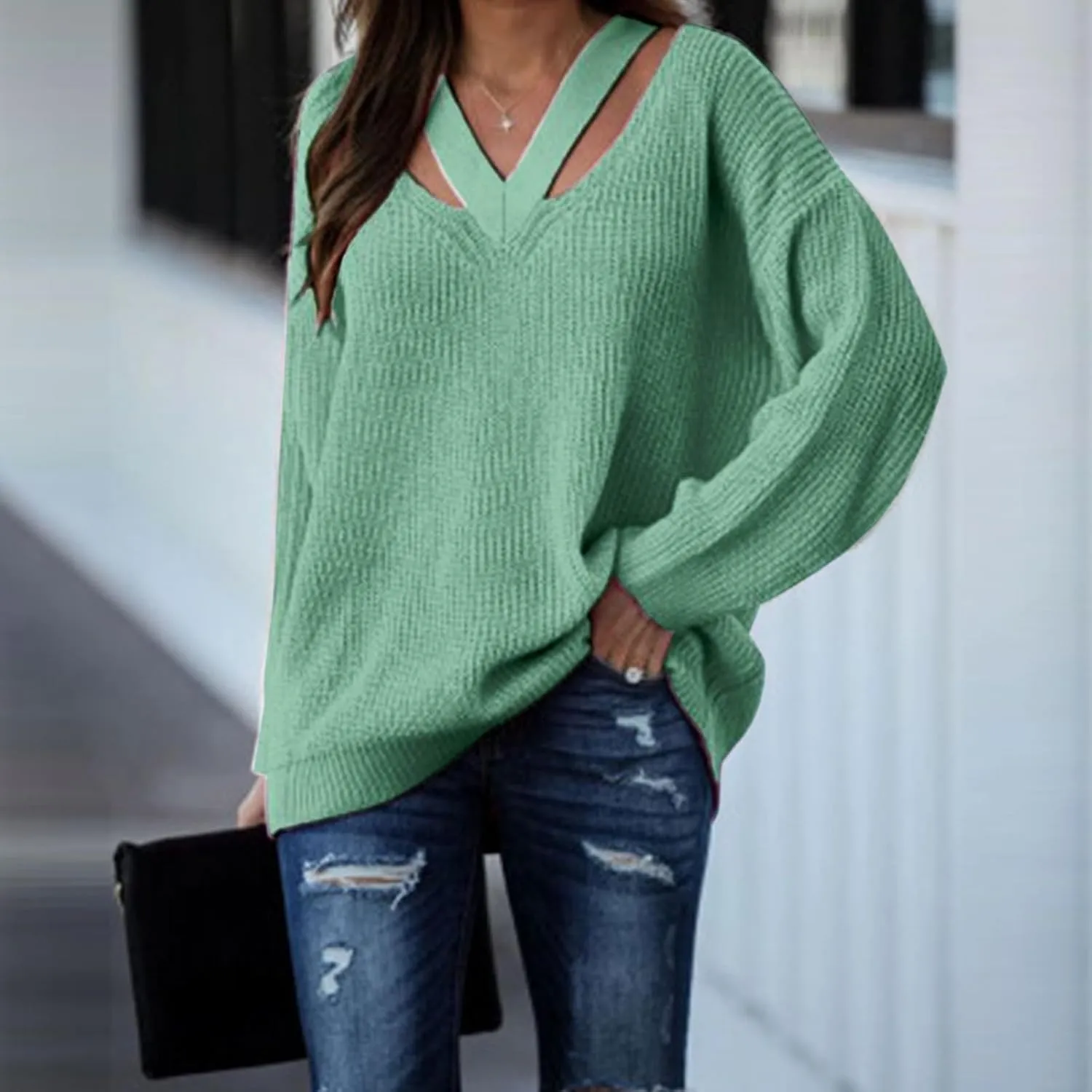 SHAOBGE Womens Sweaters Zipper Sweater Women Womens Fisherman Sweater Short Sweaters for Women
