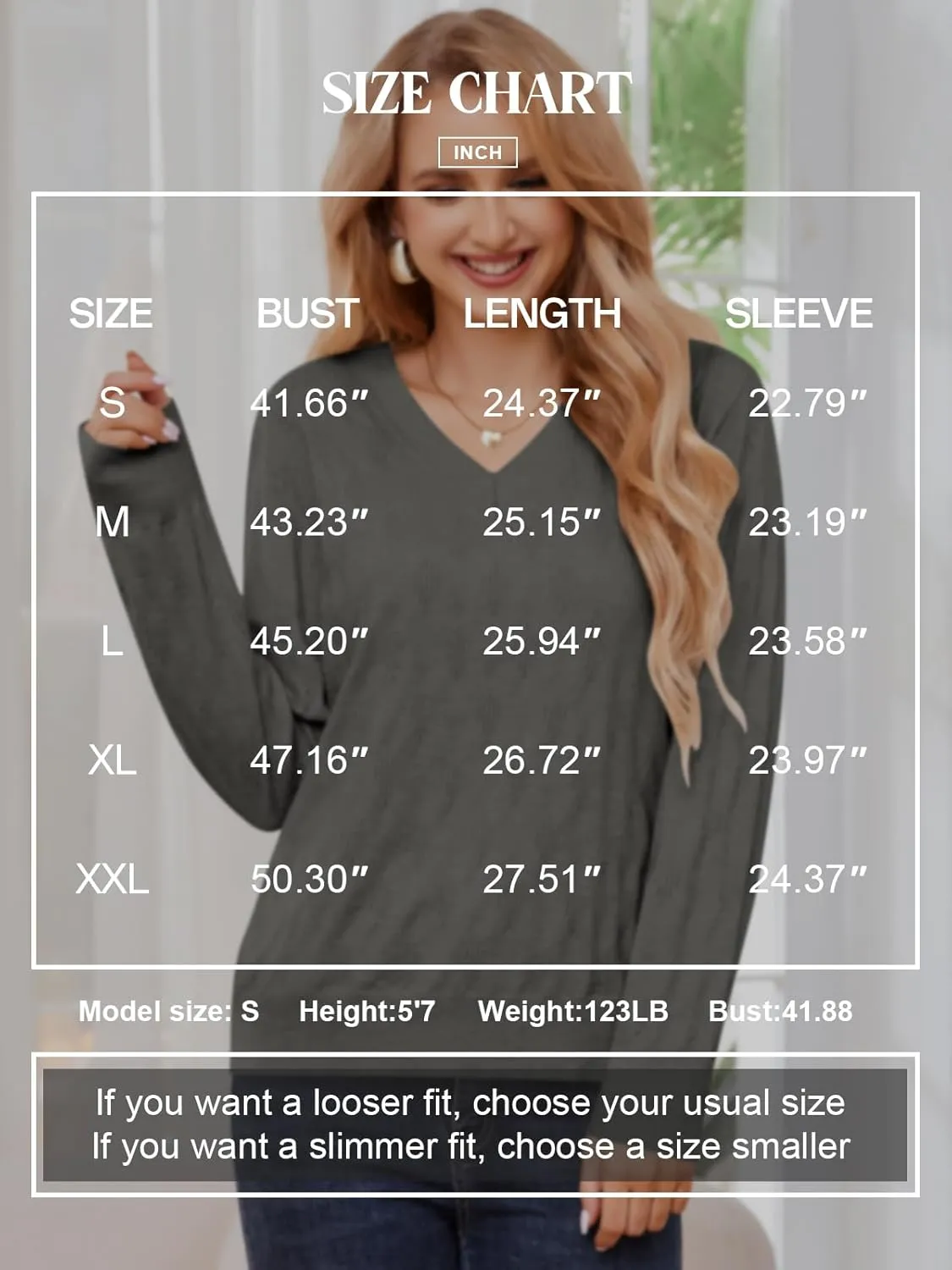 Sweaters for Women 2025 Spring Long Sleeve Lightweight Oversized Casual Classic V Neck Fashion Pullover Sweaters