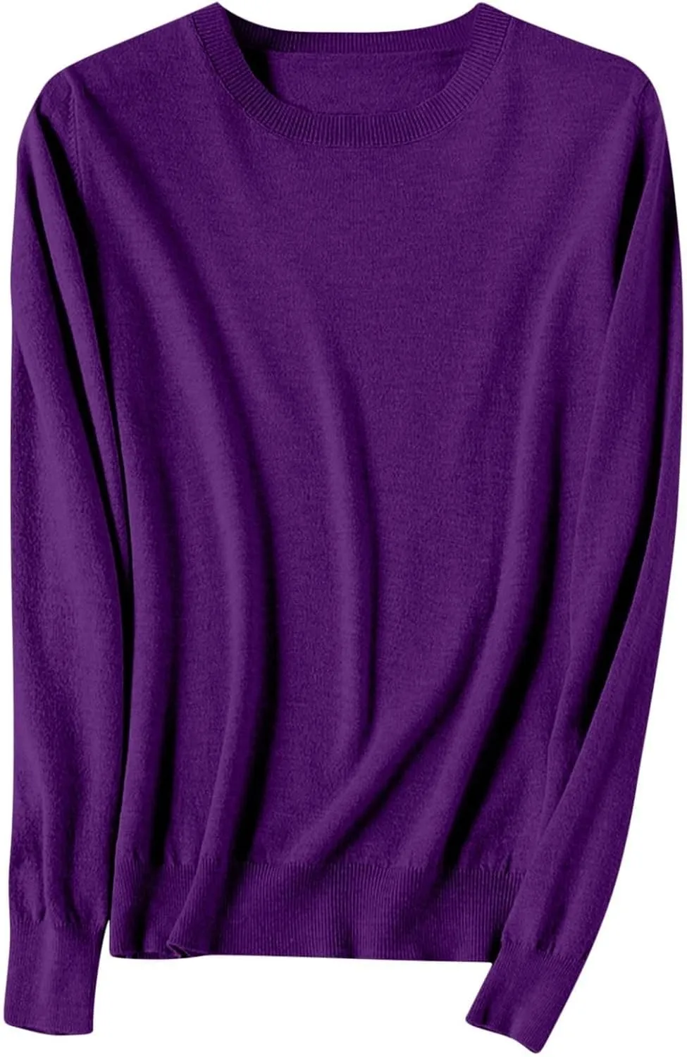 Sweaters for Women Casual Long Sleeve Pullover Tops Fall Lightweight Sweatshirt Workout Crew Neck Outfits