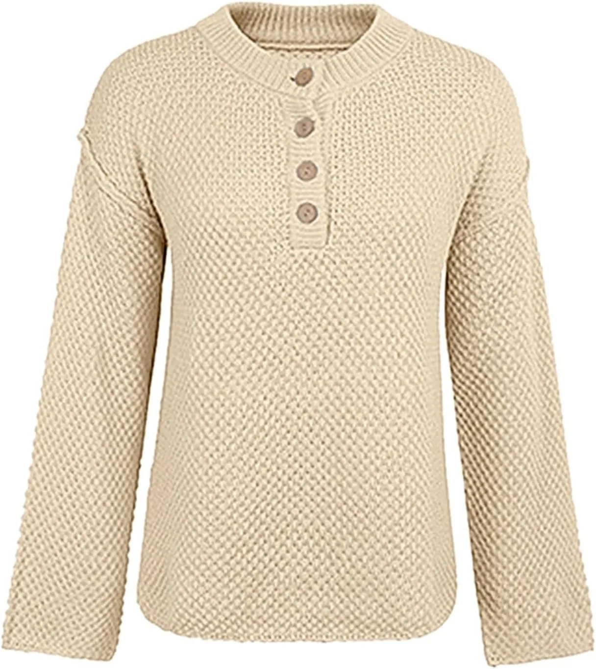 Sweaters for Women Fit Lightweight Long Sleeve Turtleneck Sweater Fall Sweaters Round Neck Oversized Sweater for
