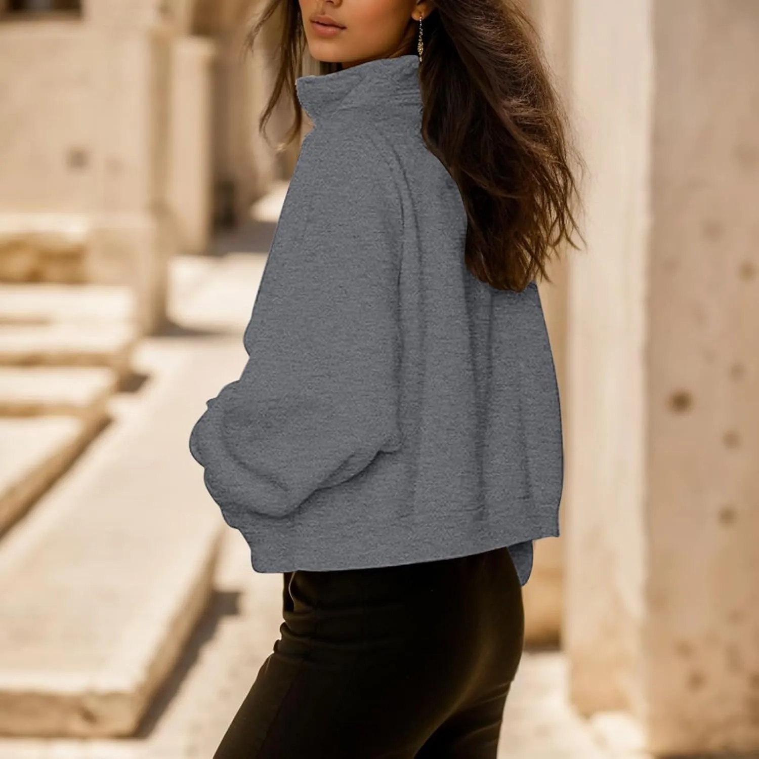 Sweatshirt for Women Plus Size,Oversized Crewneck Sweatshirt Women Sweatshirt Pullover Graphic Christmas Print Casual