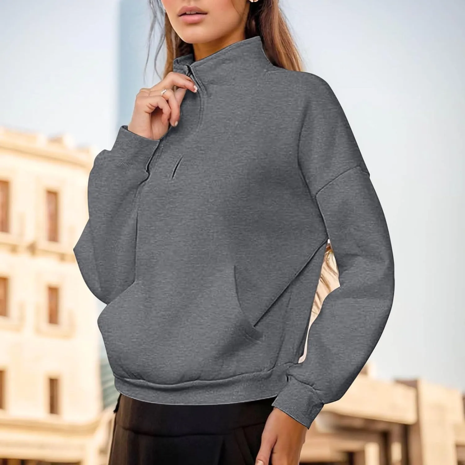 Sweatshirt for Women Plus Size,Oversized Crewneck Sweatshirt Women Sweatshirt Pullover Graphic Christmas Print Casual