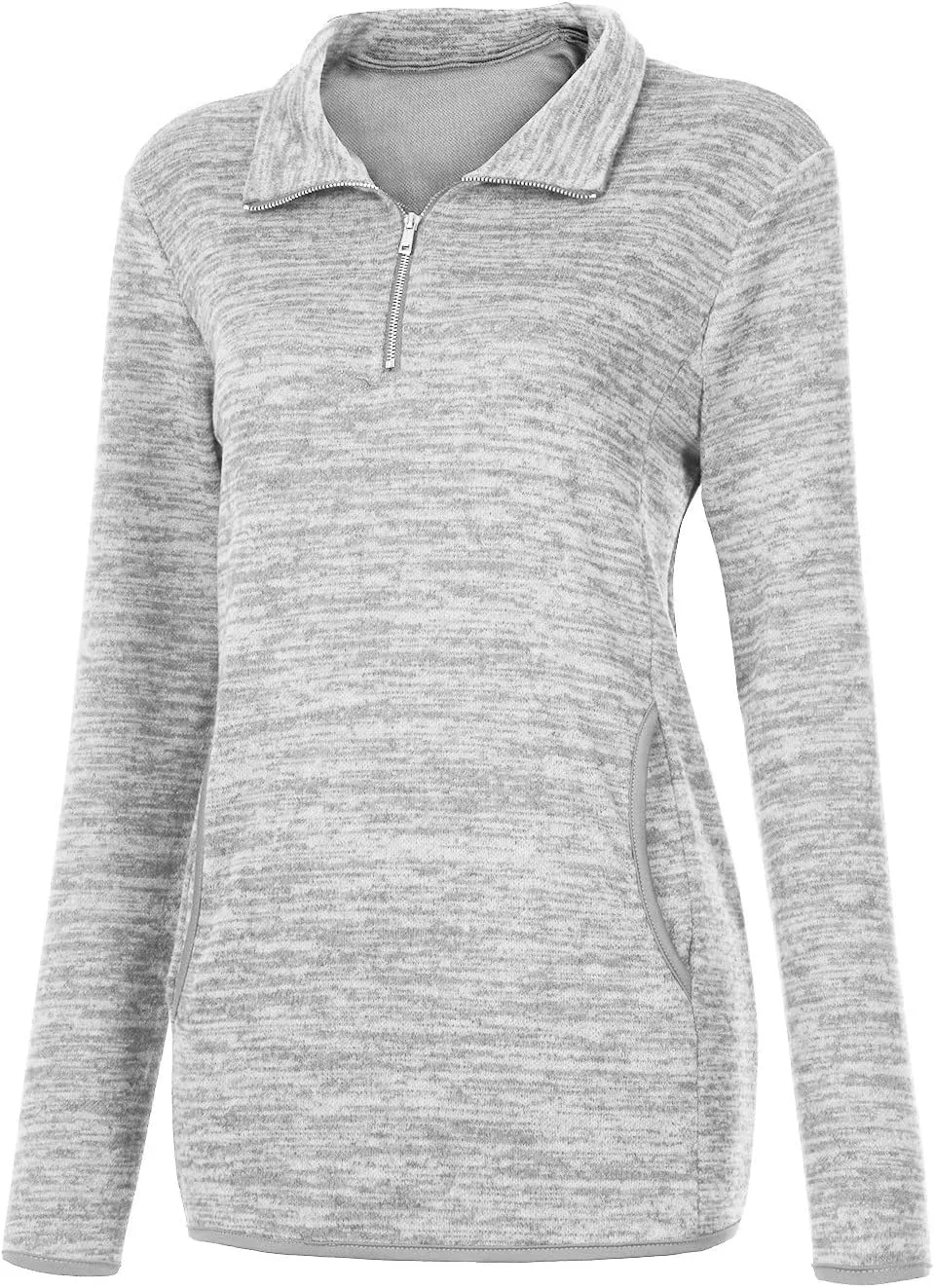 Sweatshirt Women No Hood,Long Sleeve Shirts for Women Winter Fashion Solid Color Long Sleeved Sweatshirt