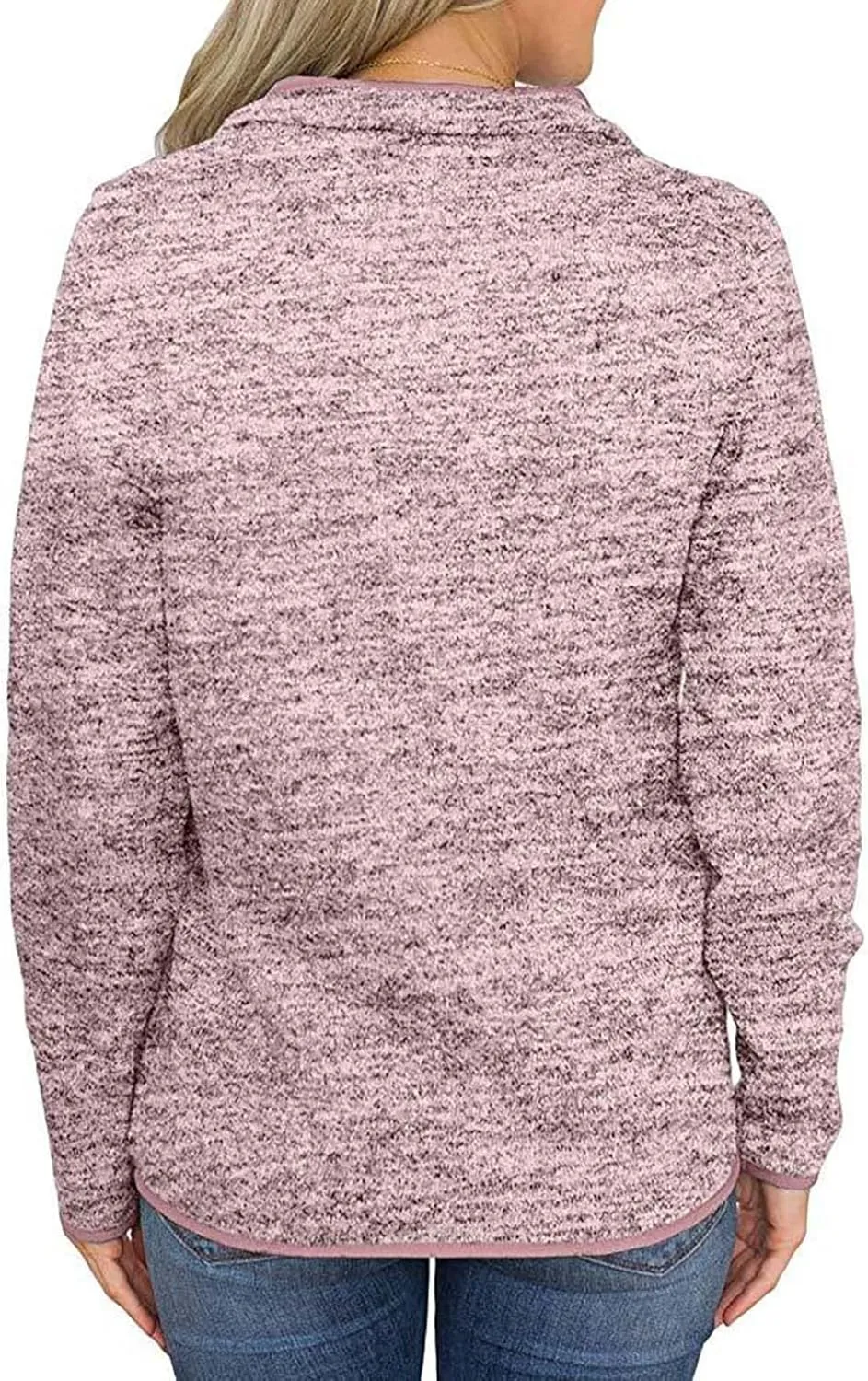 Sweatshirt Women No Hood,Long Sleeve Shirts for Women Winter Fashion Solid Color Long Sleeved Sweatshirt