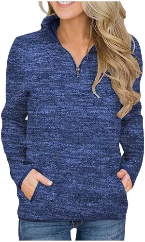 Sweatshirt Women No Hood,Long Sleeve Shirts for Women Winter Fashion Solid Color Long Sleeved Sweatshirt