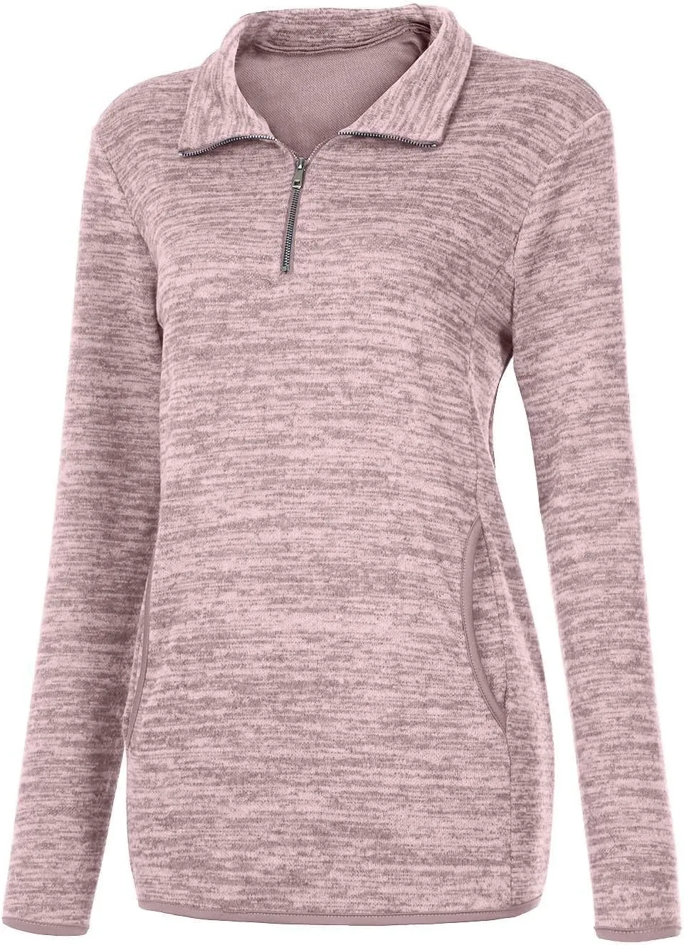 Sweatshirt Women No Hood,Long Sleeve Shirts for Women Winter Fashion Solid Color Long Sleeved Sweatshirt
