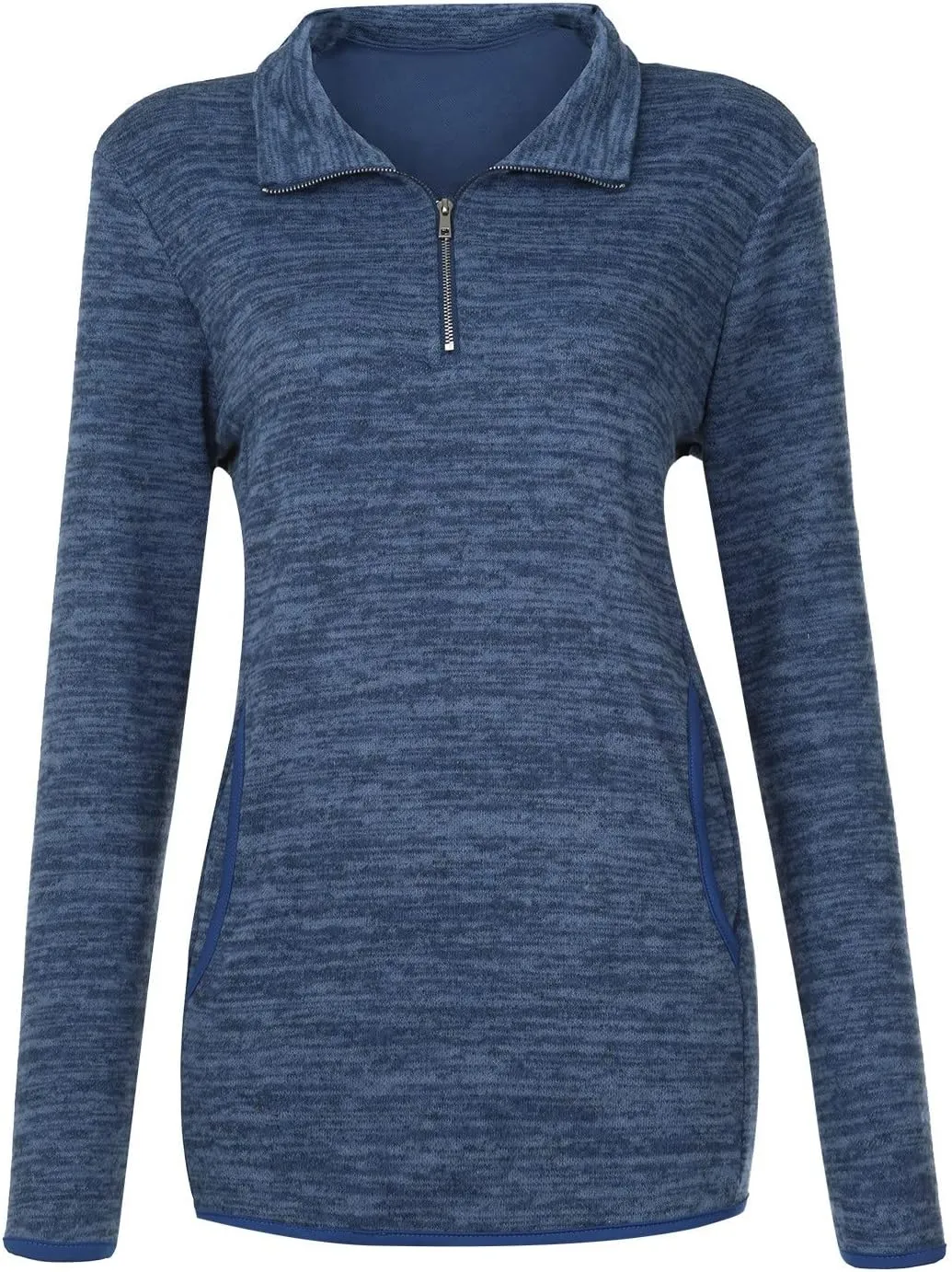 Sweatshirt Women No Hood,Long Sleeve Shirts for Women Winter Fashion Solid Color Long Sleeved Sweatshirt