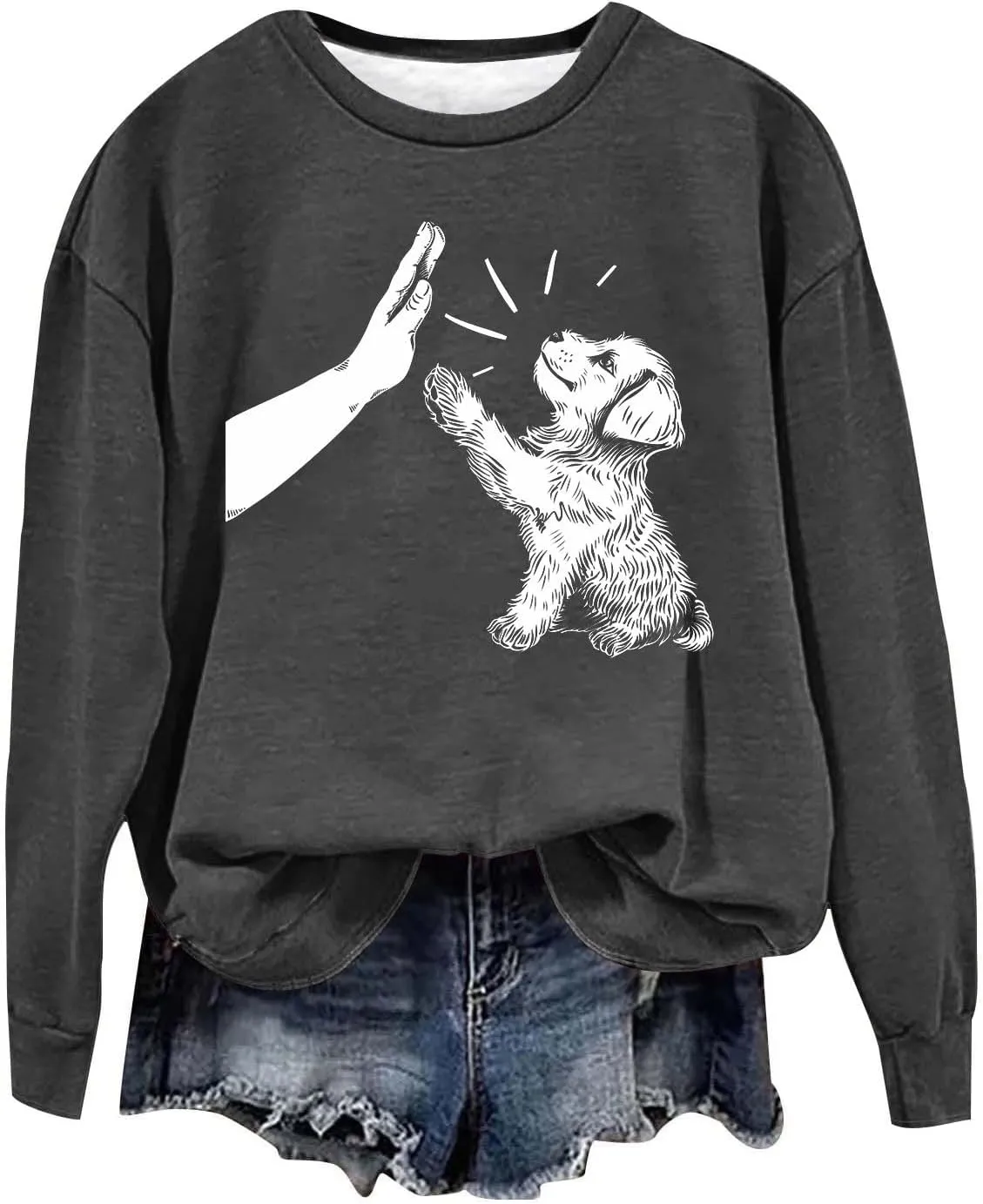 Sweatshirts for Teen Girls 2024 Fashion Crewneck Long Sleeve Sweater Pullover Casual Fleece Soft Cute Graphic Tops