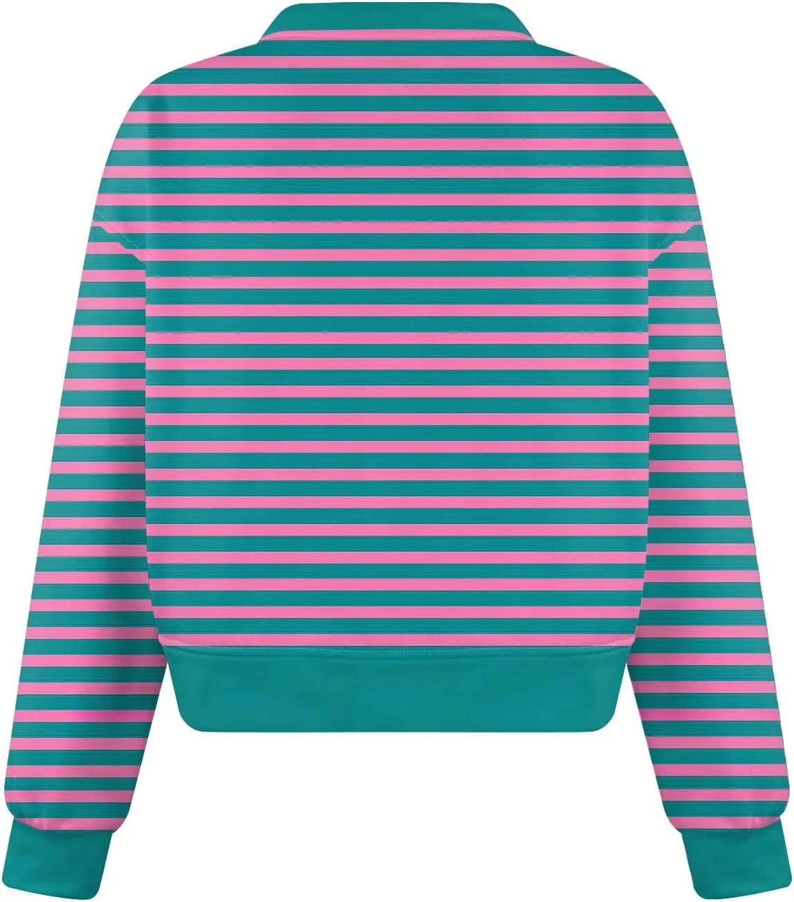 Sweatshirts For Women Casual Fashion Sexy Comfortable V-Neck Long Sleeve Striped Graphic Printed Sports Sweatshirt Top