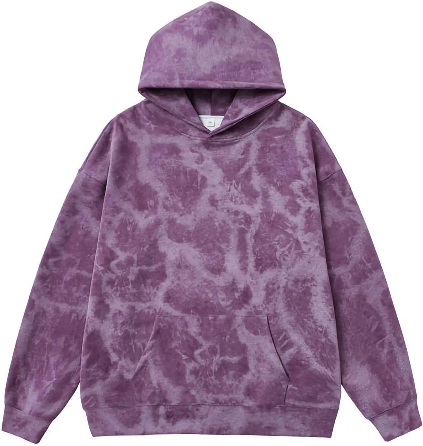 Tie Dye Sweatshirt for Men 2024 Fall Winter Fashion Long Sleeve Hoodies with Pocket Soft Comfy Loose Oversized Tops