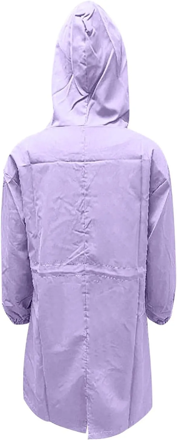 Trench Coat Women Hooded Coat Outwear Womens Elegant Windbreaker Wild Womens Double Breasted Classic Long Trench