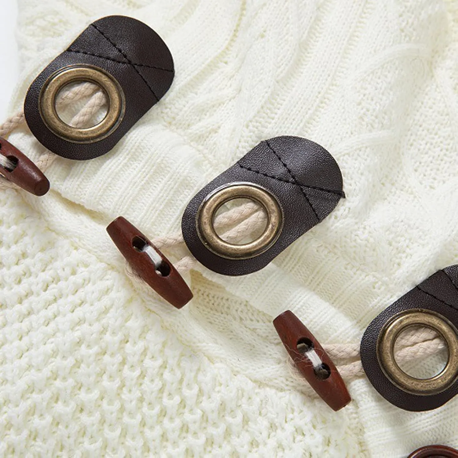 tuduoms Chunky Cardigan Sweaters for Men Vintage Button Down Sweaters Winter Cable Knit Open Front Long Sleeve Cardigan Coat