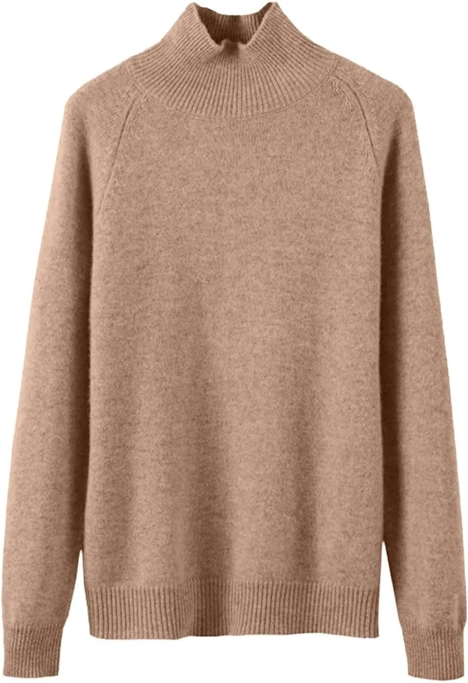 Winter Sweaters for Women Long Sleeve Mock Neck Knit Wool Pullover Fall Sweaters 2024 Trendy