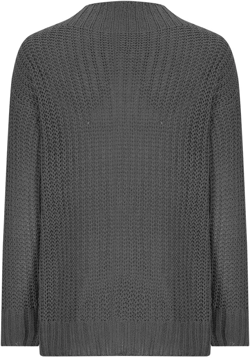 Women Long Sleeve Cable Knit Sweater Crewneck Loose Casual Pullovers Warm Lightweight Sweaters