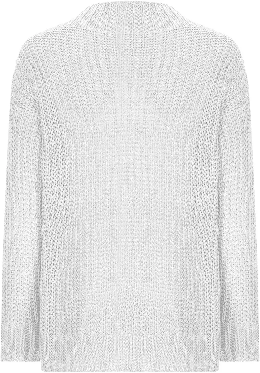 Women Long Sleeve Cable Knit Sweater Crewneck Loose Casual Pullovers Warm Lightweight Sweaters