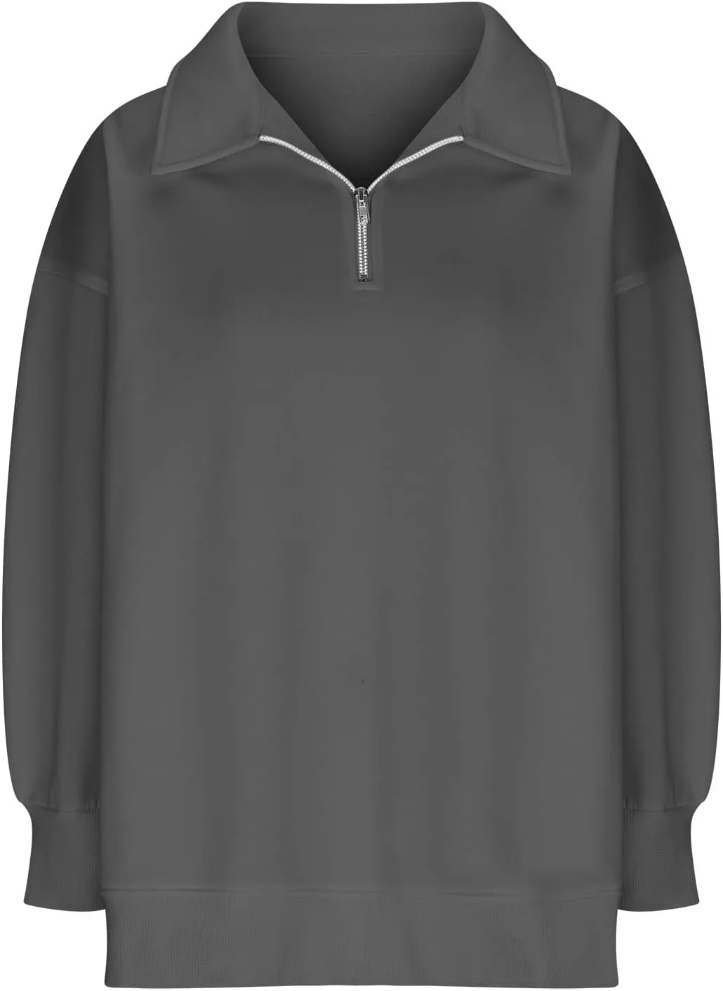 Women Oversized Hoodies Sweatshirt Half Zip Long Sleeve Fleece Pullover Top 2024 Fall Trendy Teen Girl Preppy Clothes