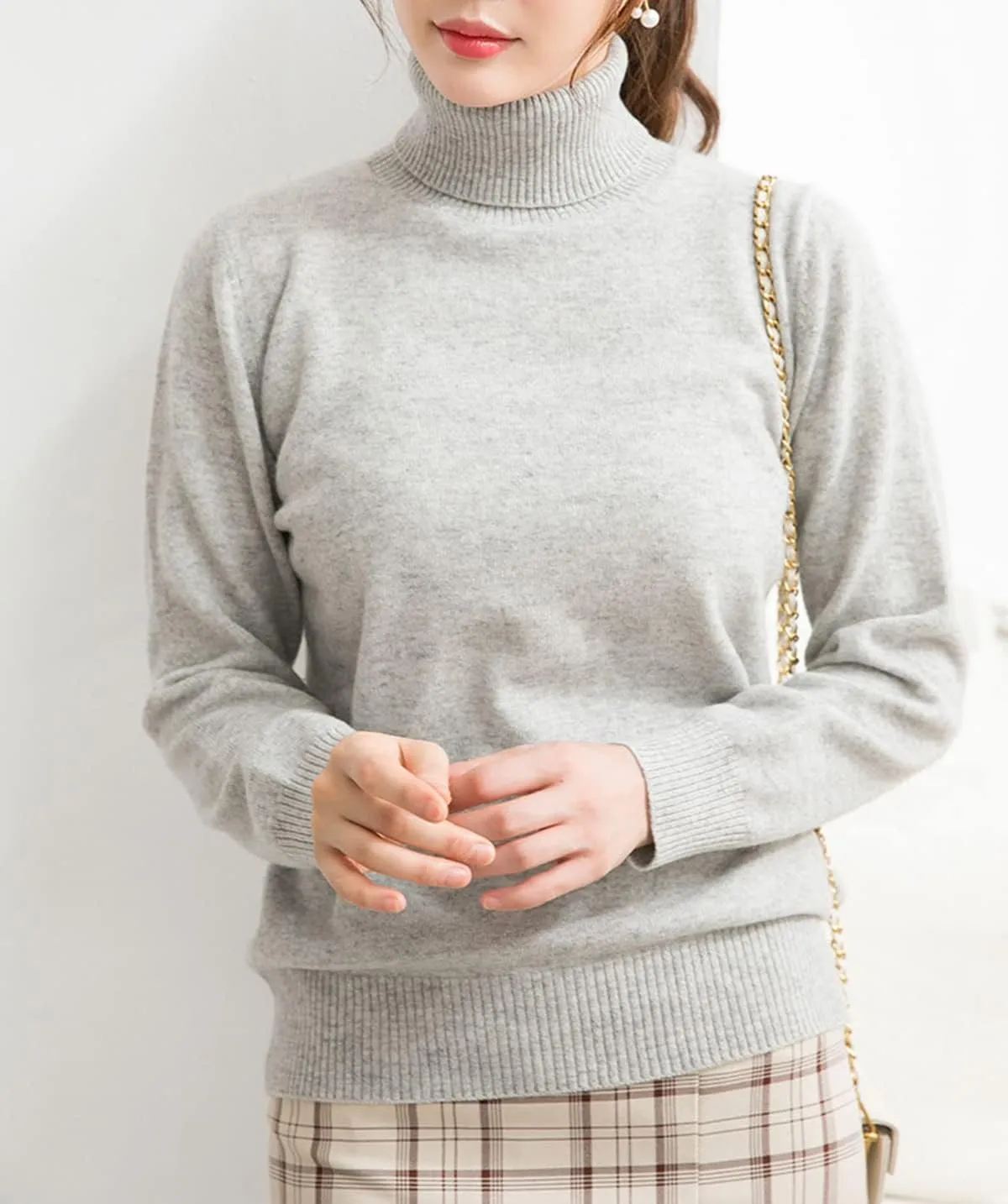 Womens 100% Merino Wool Cashmere Sweaters Turtleneck Knitted Sweater Lightweight Winter Cozy Pullover Tops
