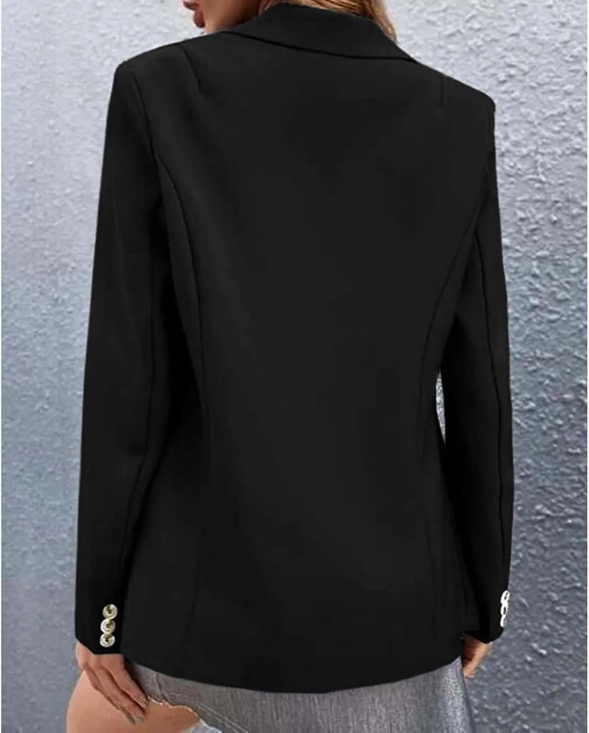 Womens Blazers Casual Lightweight Open Front Cardigan Suit Business Lapel Long Sleeve Work Office Blazer