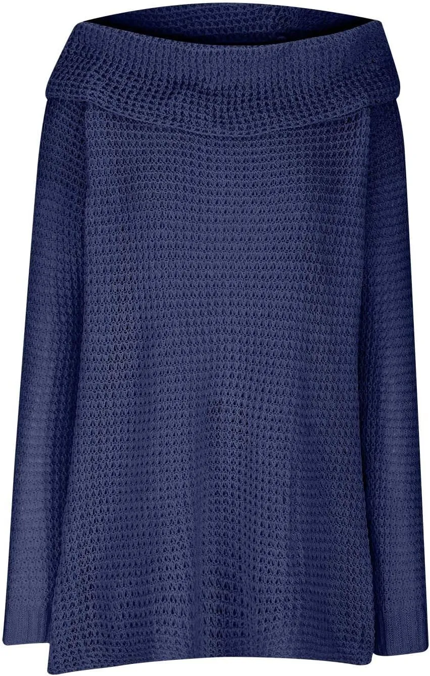 Womens Chunky Cable Knit Sweaters Casual Loose Turtle Neck Long Sleeve Tunic Tops 2024 Fall Trendy Outfits Jumpers