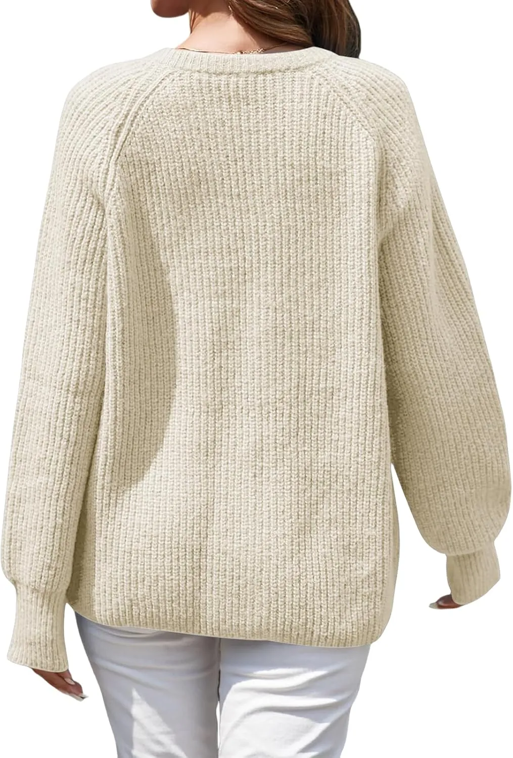 Womens Chunky Knit Cropped Cardigan Botton Down Sweater Casual Open Front Coat Outerwear Jacket Winter