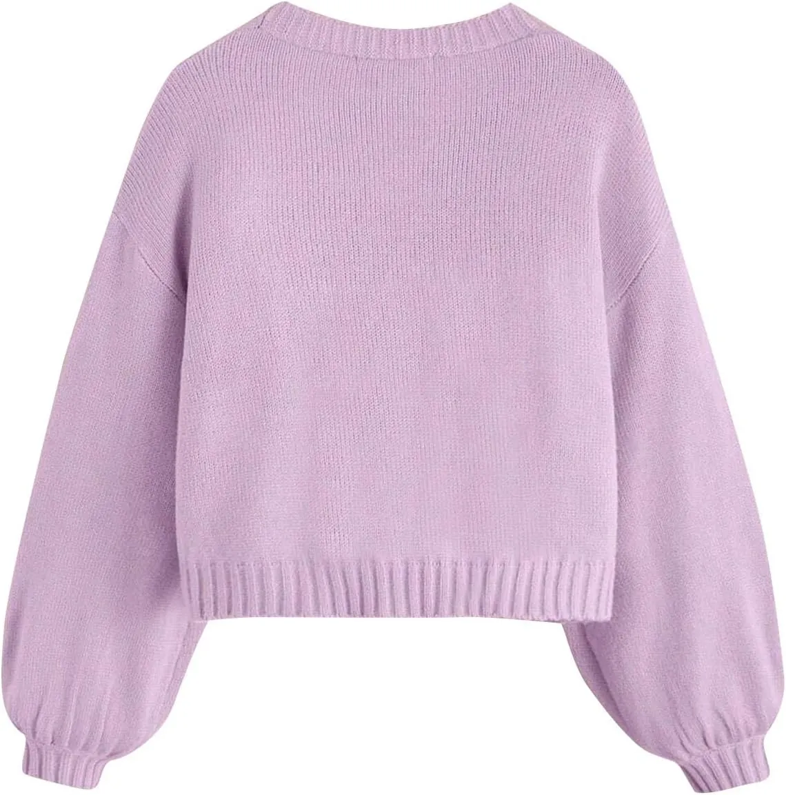 Women's Cropped Cardigan Sweaters Lightweight Cable Knit Cute Flower Sweater Trendy Open Front Cardigans Y2k Clothes