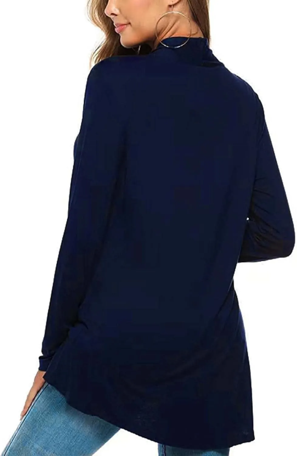 Women's Fall Fashion Cardigans Long Sleeve Open Front Cardigan Comfortable Casual Sweater with Pockets