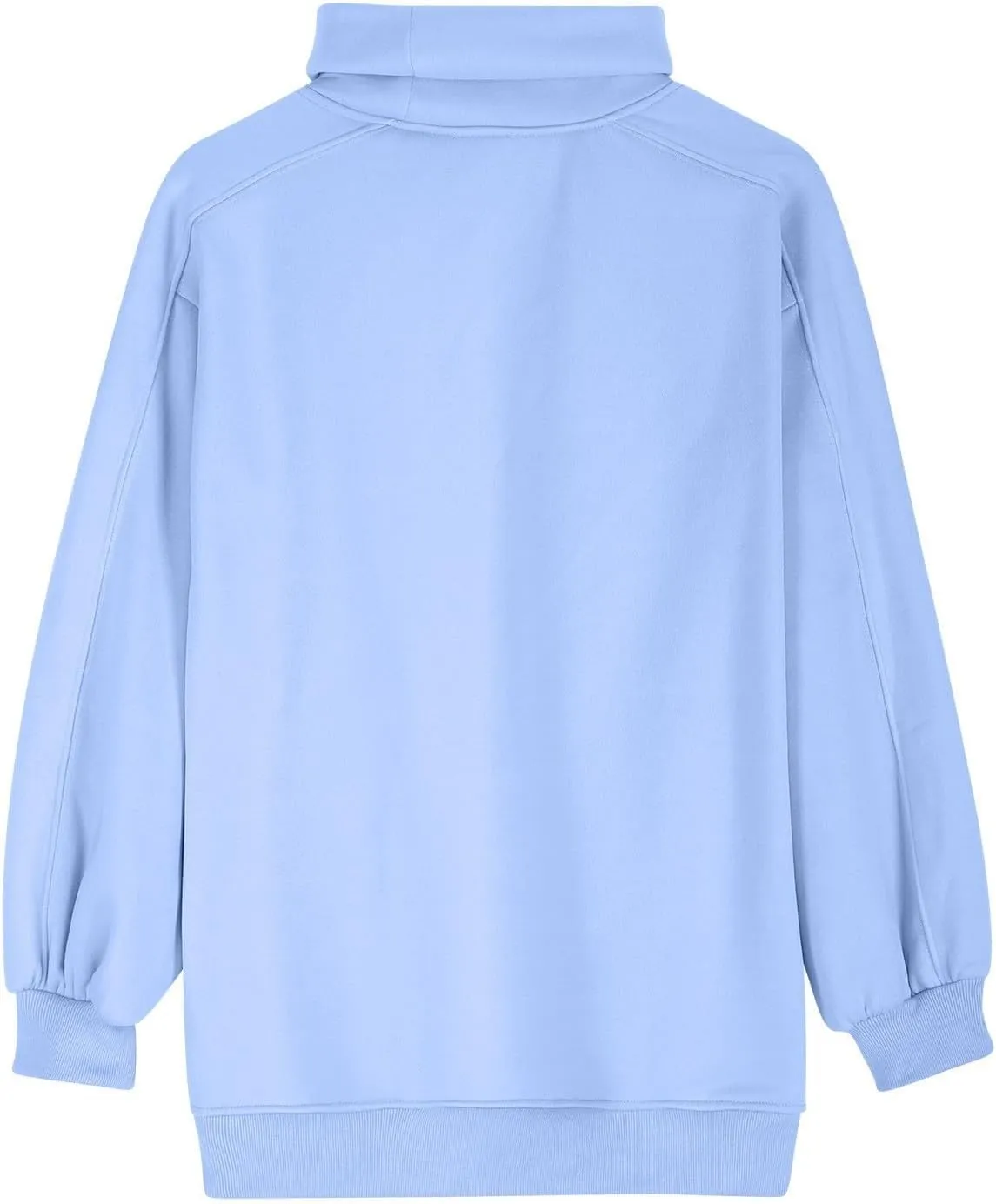 Women's Long Sleeve Cowl Neck Sweatshirt Oversized Pullover Casual Loose Sweatshirts Plus Size Soft Tunic Tops