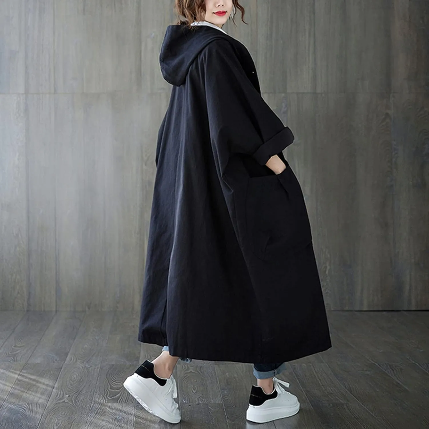 Womens Long Trench Coat Winter Coat Lapel Womens Long Outwear Women'S Coat Fall Overcoat with Belt Cropped Trench